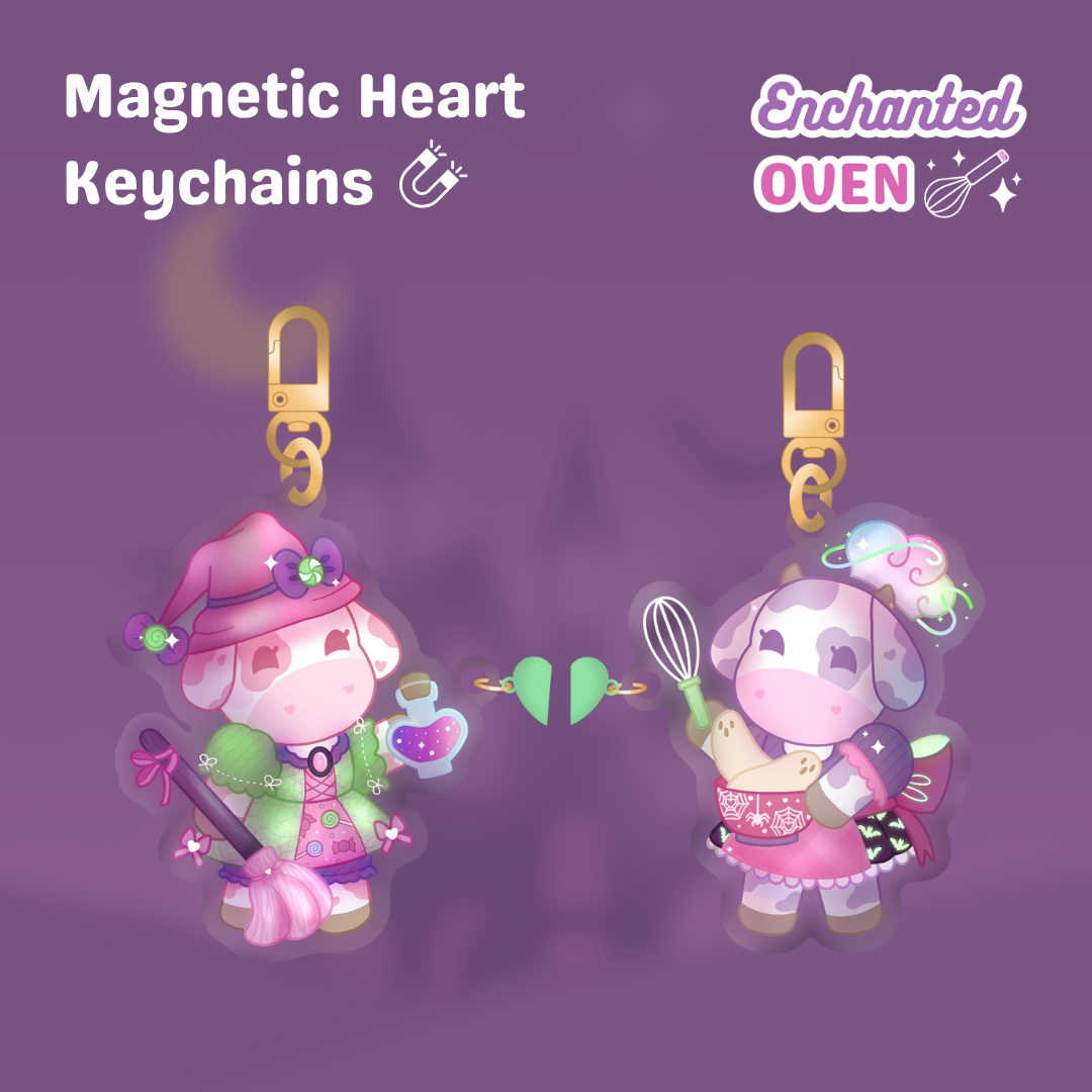 Blossom and Peony Bestie Keychains (2 Pack)