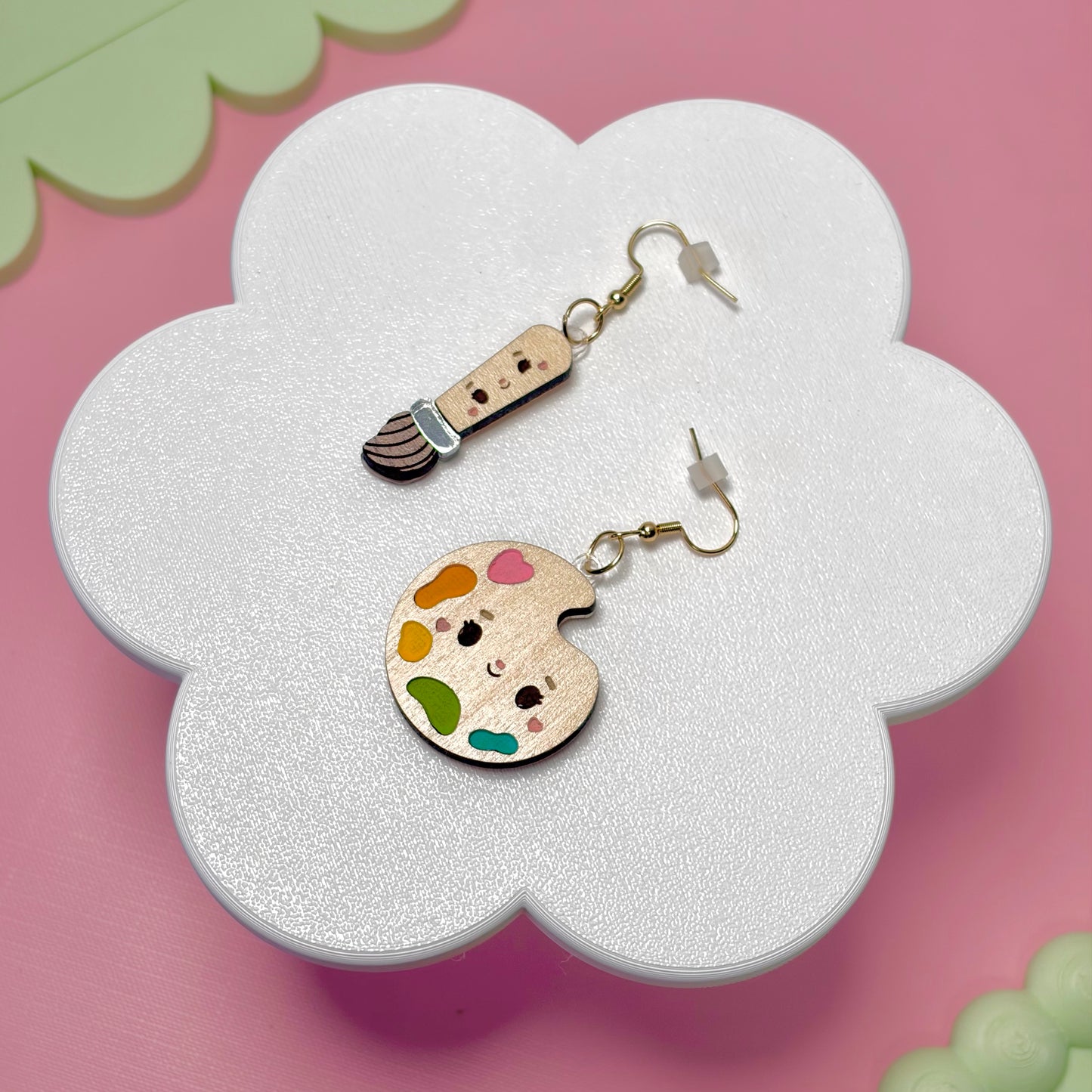 Paint Pallete Earrings