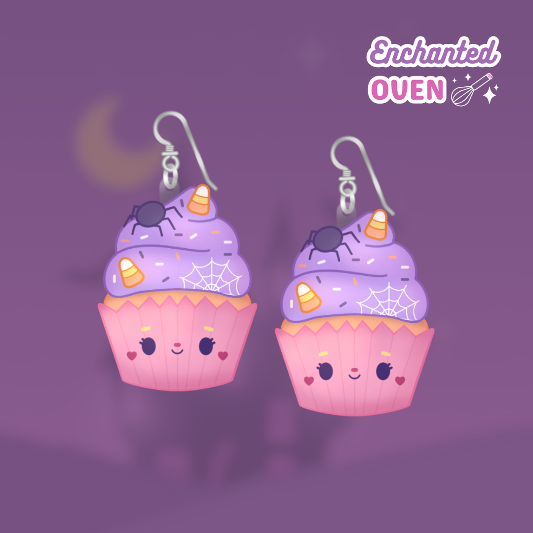 Spooky Cupcakes Earrings