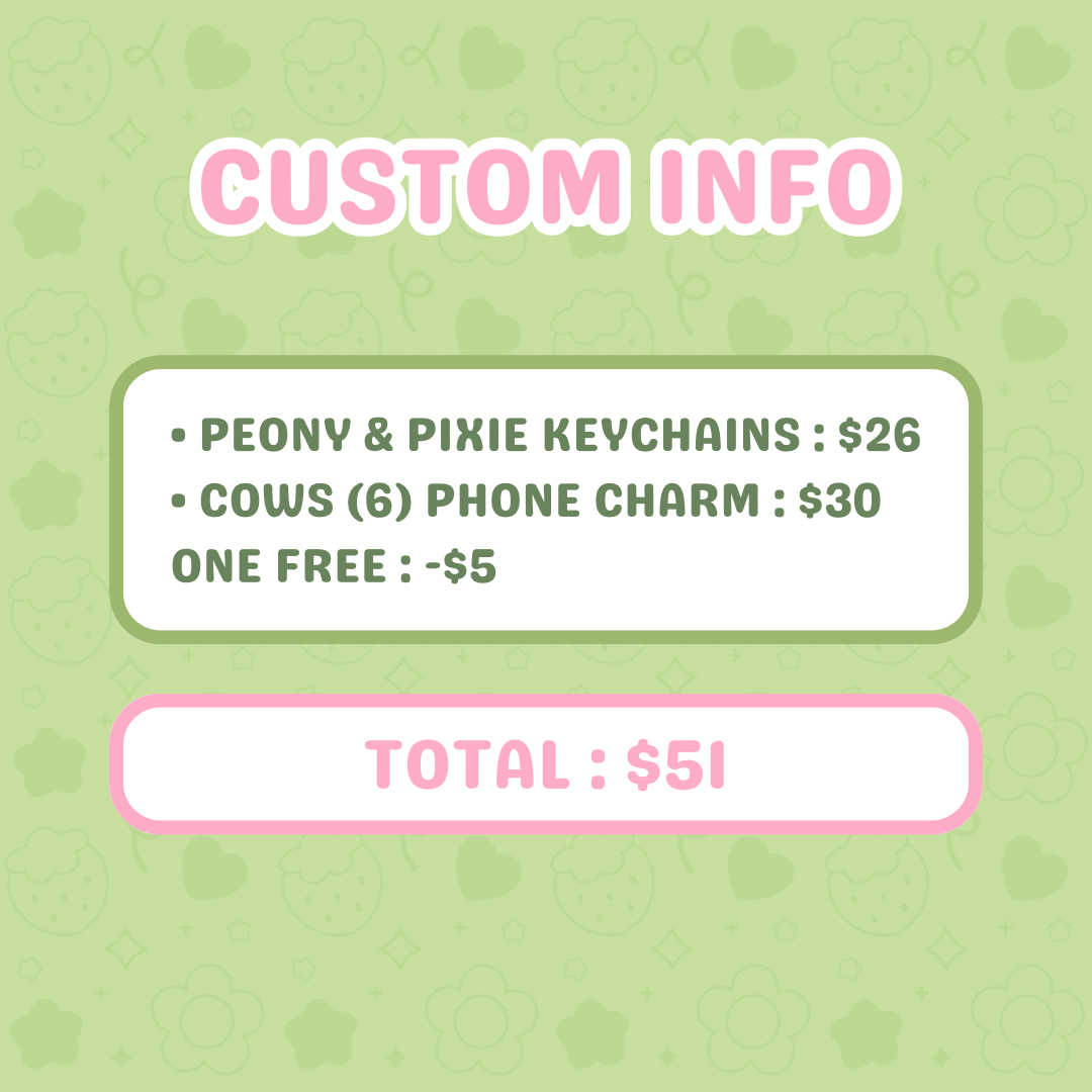 Custom Order for Ofar Ofar