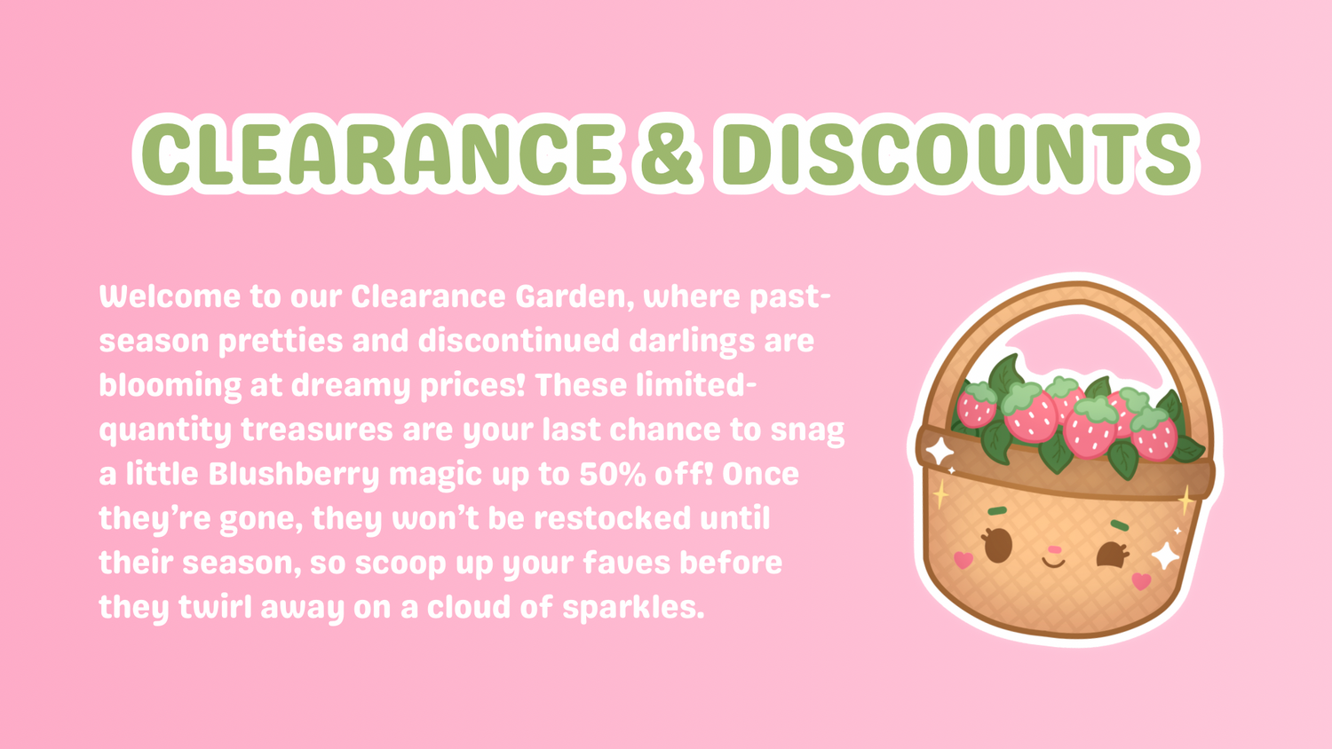 Clearance & Discount