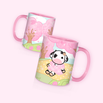 Cherry Blossom Daisy Mug