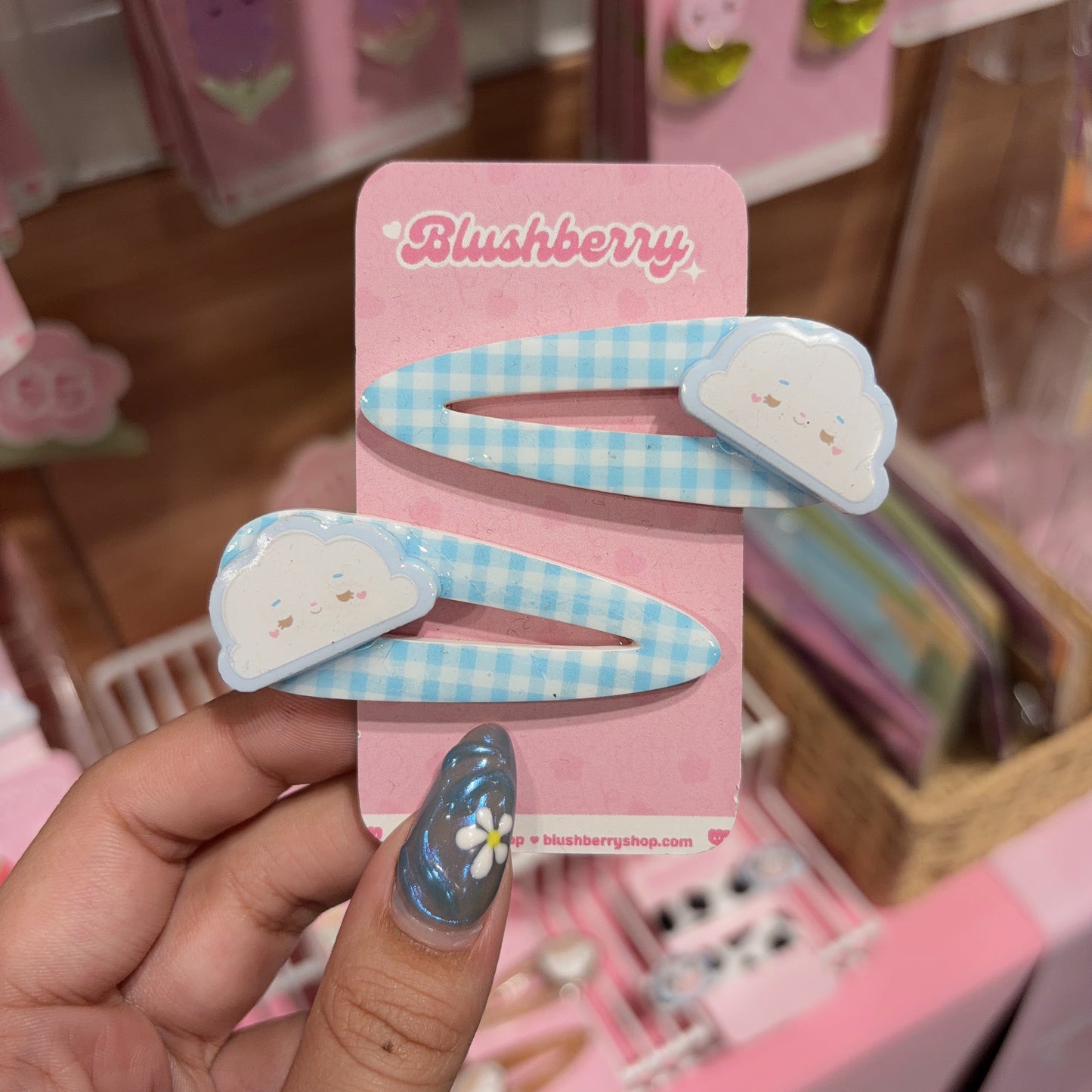 Cloud Hairclips