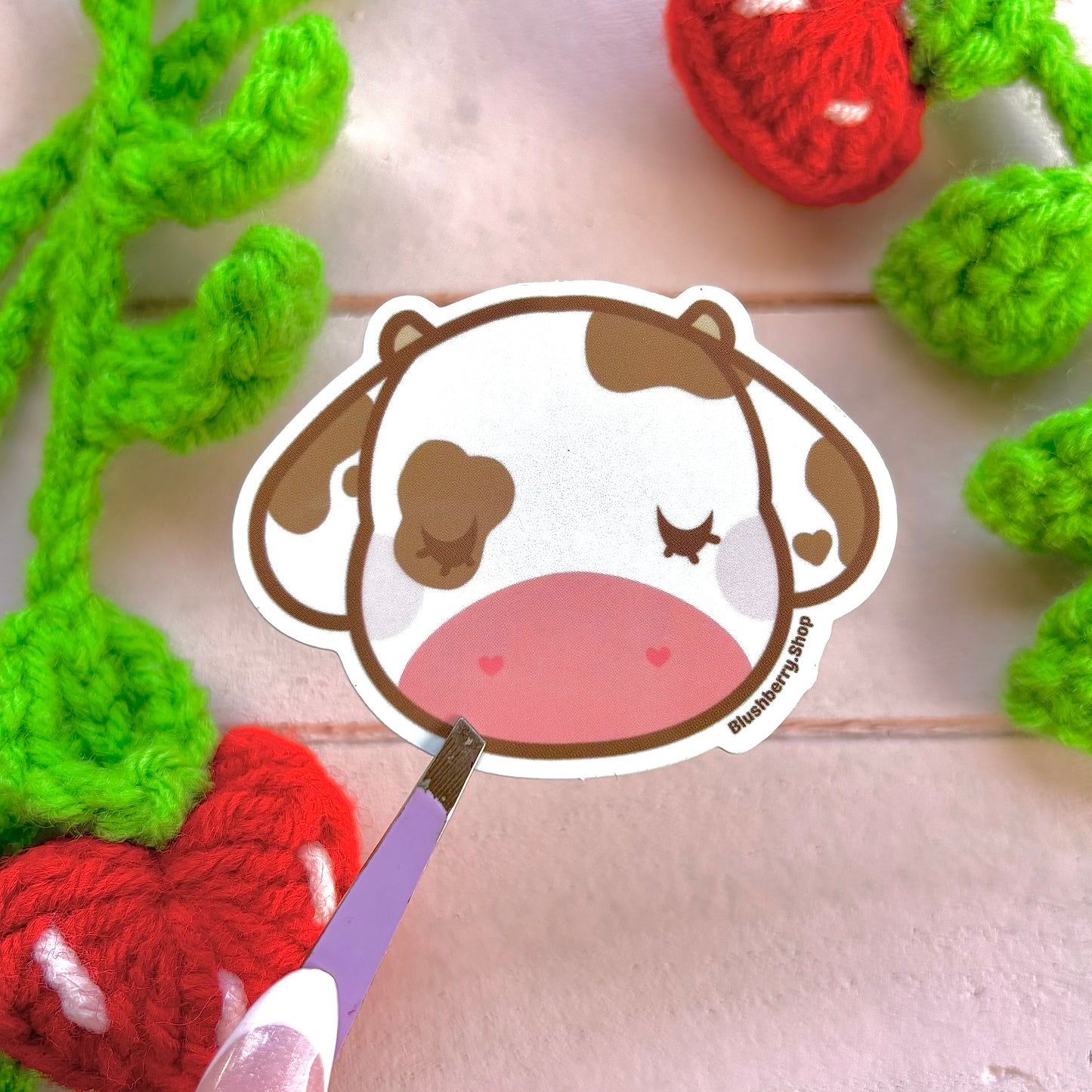 Cocoa the Cow Sticker