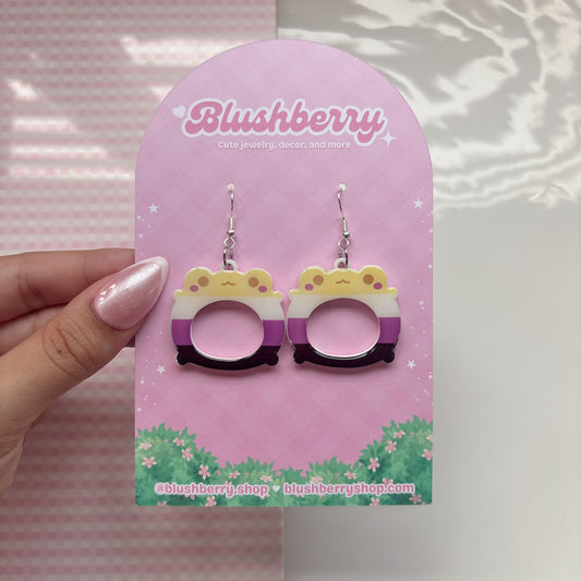 Nonbinary Froggy Earrings