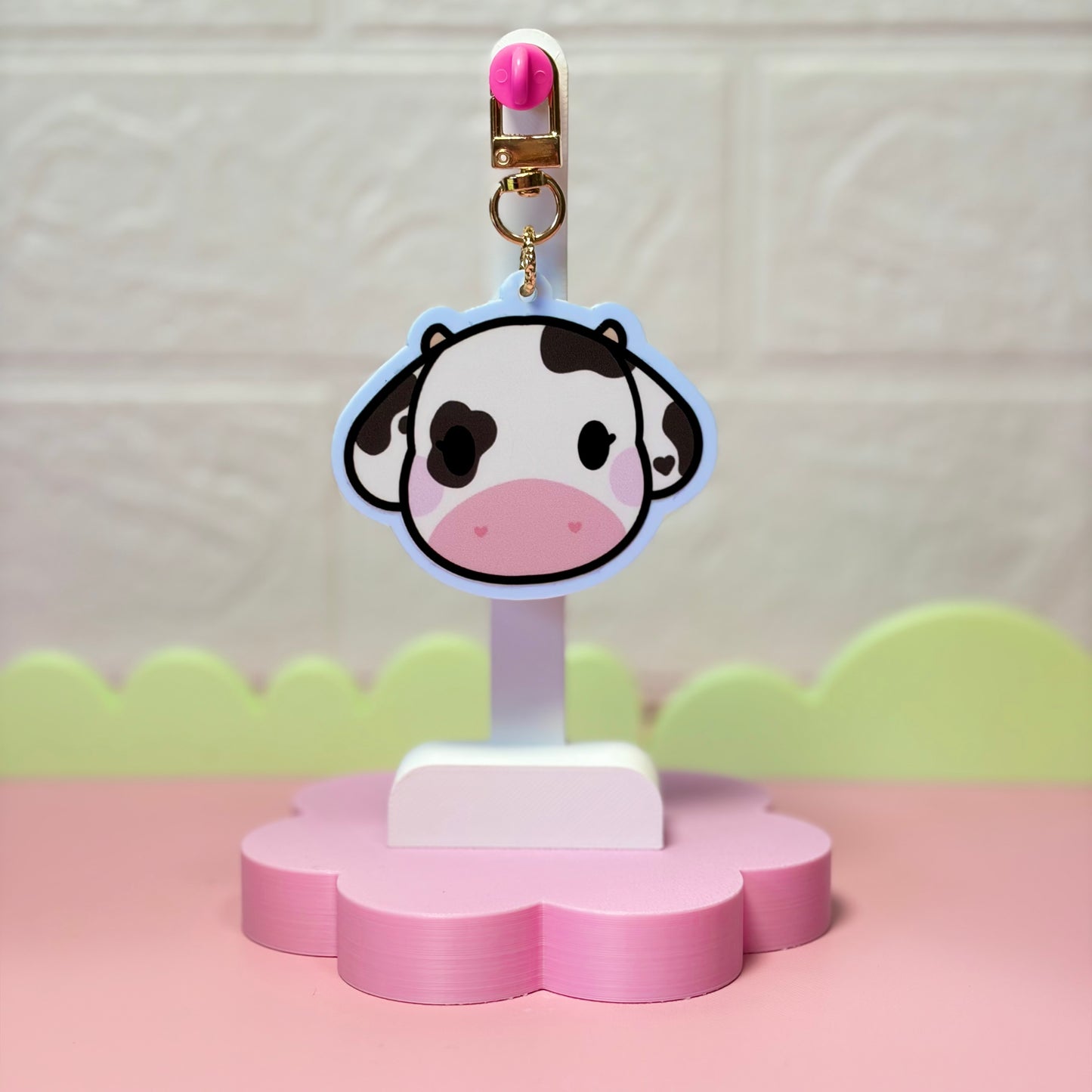 Daisy the Cow Keychain