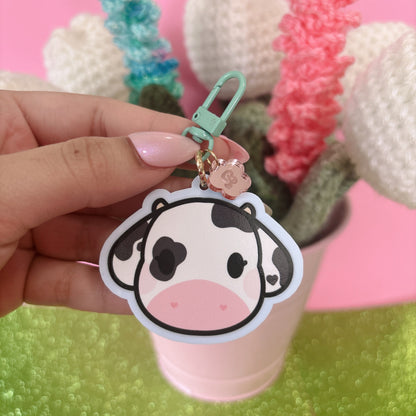 Daisy the Cow Keychain