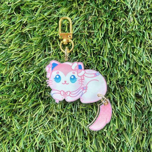Kittylution Pink Keychain