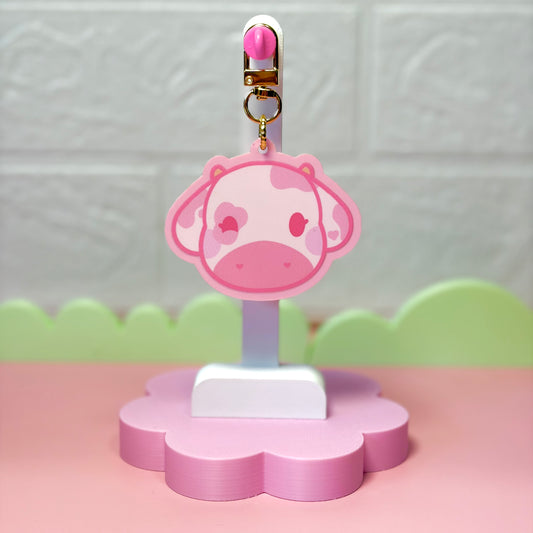 Blossom the Cow Keychain