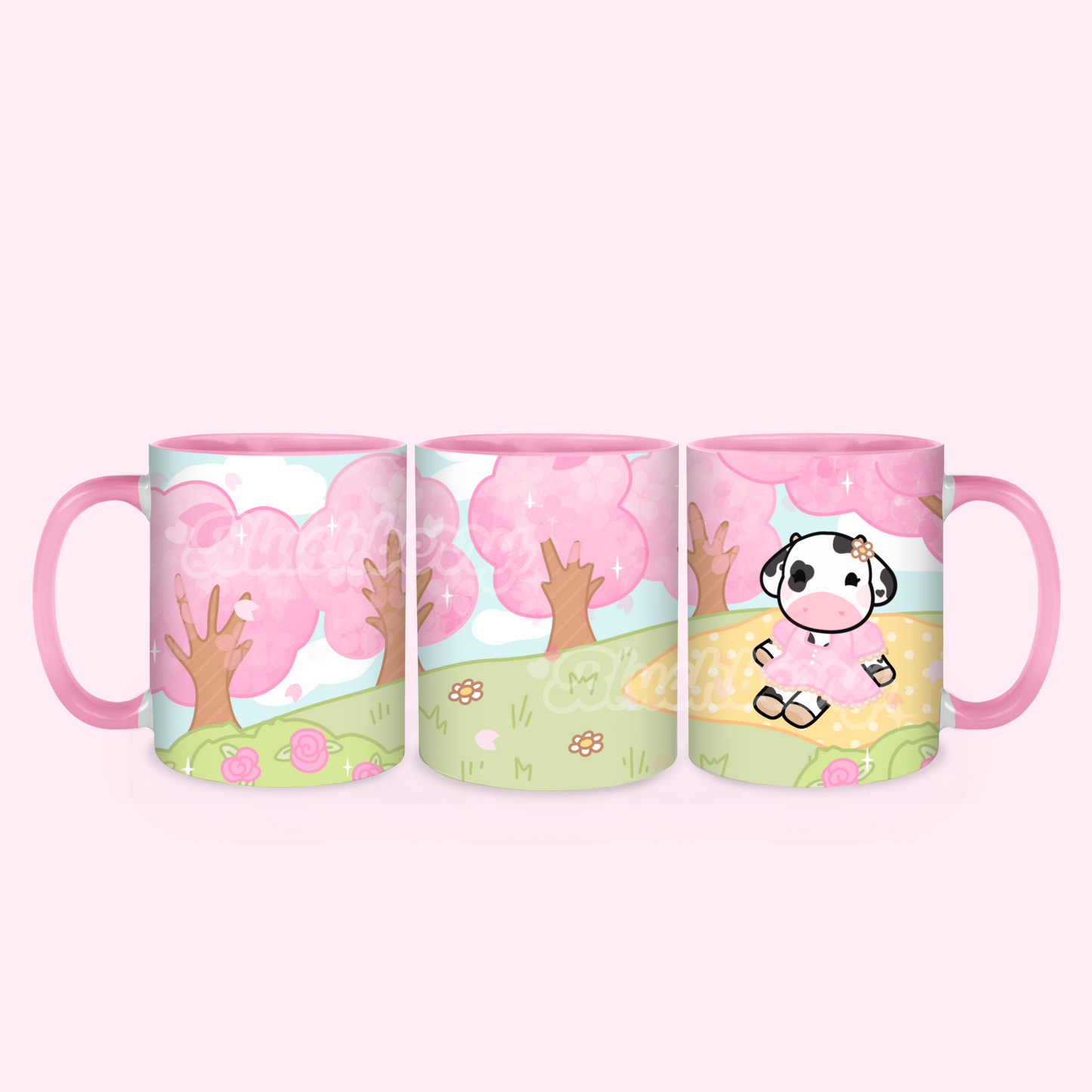 Cherry Blossom Daisy Mug