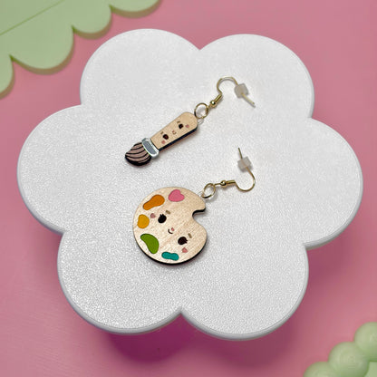 Paint Pallete Earrings