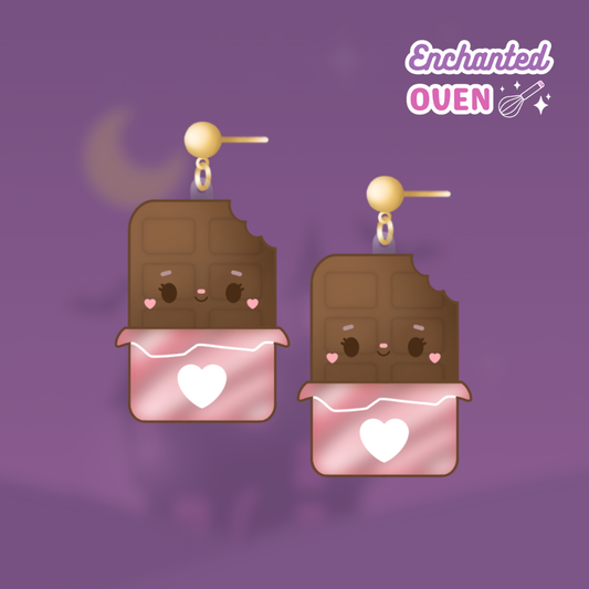 Chocolate Bar Earrings