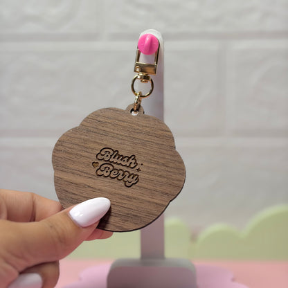 Orange Paw Keychain