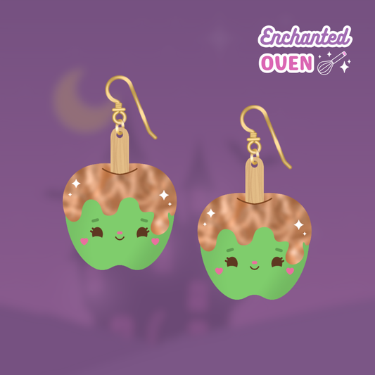 Candy Apple Earrings