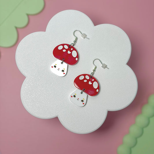 Mushroom Earrings