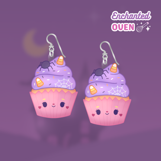 Spooky Cupcakes Earrings