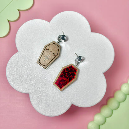 Coffin Earrings