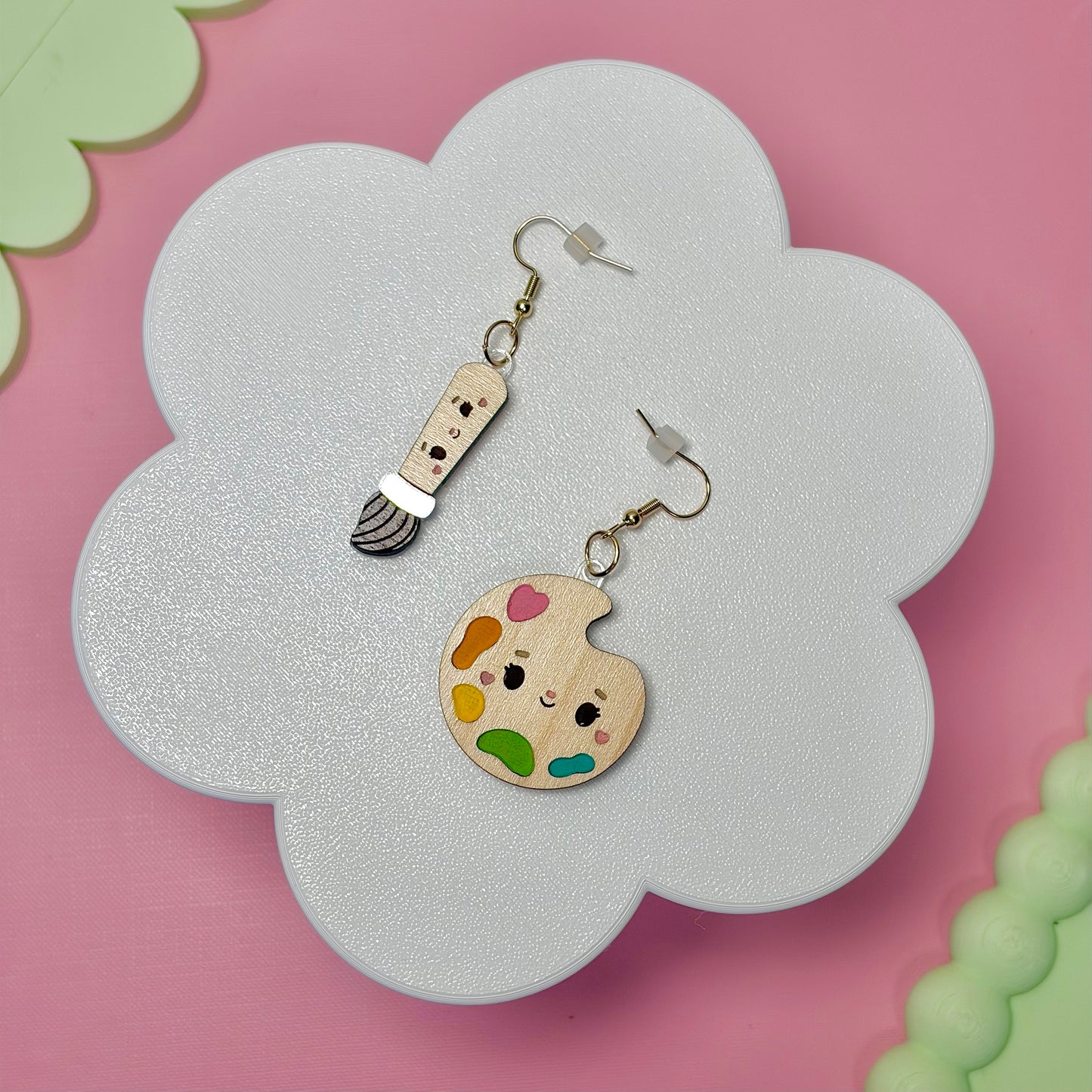 Paint Pallete Earrings