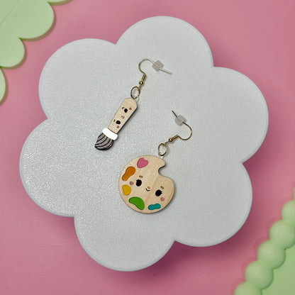 Paint Pallete Earrings