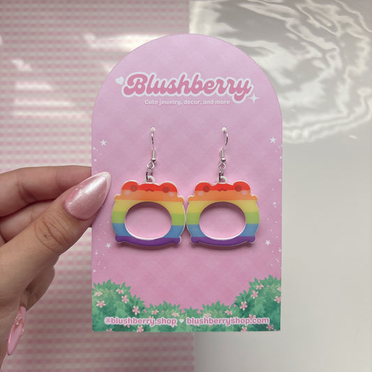 Pride Froggy Earrings