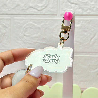 Kittylution Blue Keychain