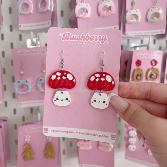 Mushroom Earrings