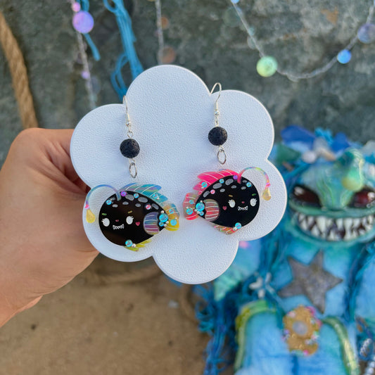 Lantern Fish Earrings