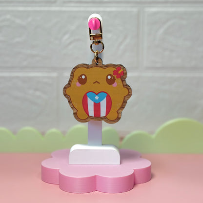 Mercedes the Coqui Keychain