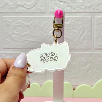 Kittylution Orange Keychain