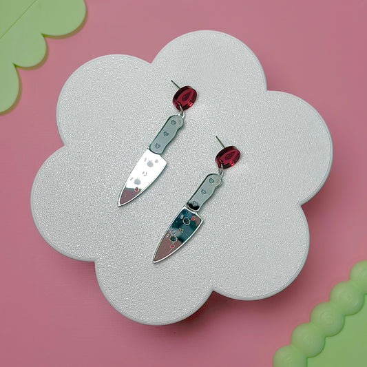 Knife Earrings