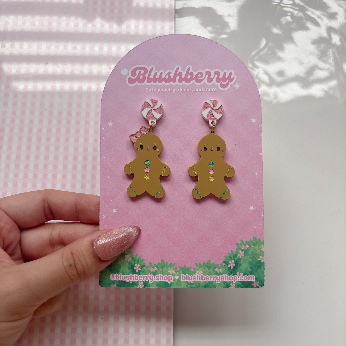 Gingerbread Cookie Earrings