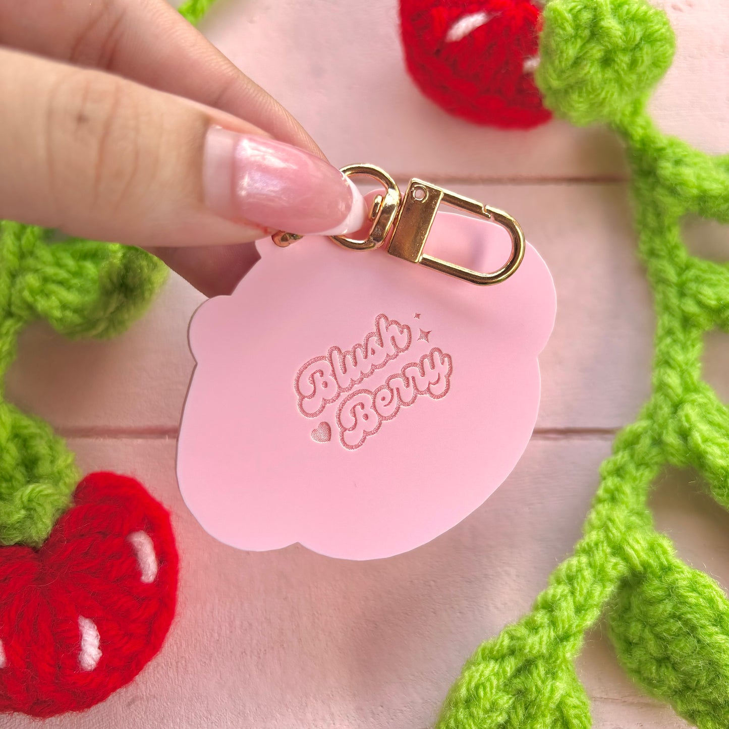 Blossom the Cow Keychain